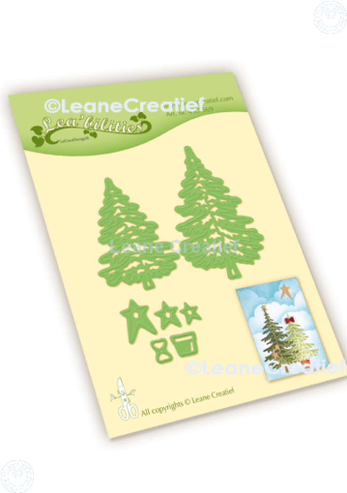 Leane Creatief Christmas Trees Dies (45.7569) (DISCONTINUED)