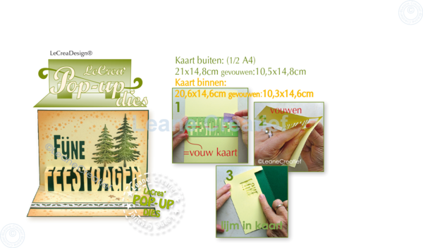 Leane Creatief Pop-Up Fijne Feestdagen Dies (45.7583) (DISCONTINUED)