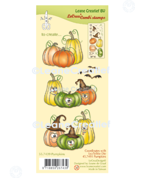 Leane Creatief Pumpkins Clear Stamps (55.7439) (OUTLET)