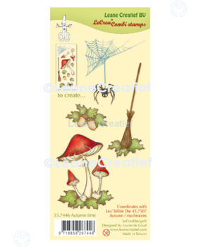 Leane Creatief Autumn Time Clear Stamps (55.7446) (DISCONTINUED)