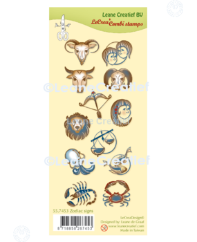 Leane Creatief Zodiac Signs Clear Stamps (55.7453) (OUTLET)