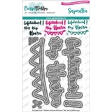 CarlijnDesign Snijmallen Gefeliciteerd Hoera (CDSN-0126) (DISCONTINUED)