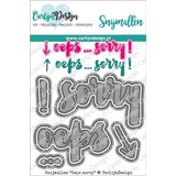 CarlijnDesign Snijmallen Oeps Sorry (CDSN-0127) (DISCONTINUED)