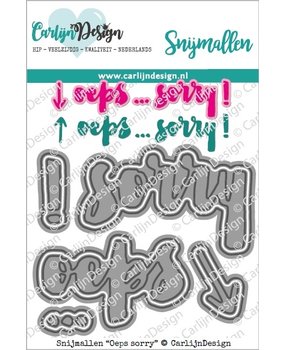 CarlijnDesign Dies Oeps Sorry (CDSN-0127) (DISCONTINUED)