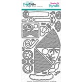 CarlijnDesign Snijmallen Knuffelkaart Accessoires Feest (CDSN-0132) (DISCONTINUED)
