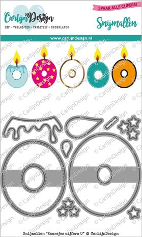 CarlijnDesign Dies Candles Number 0 (CDSN-0134) (DISCONTINUED)