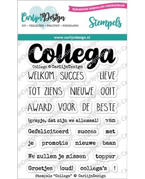 CarlijnDesign Clear Stamps Collega (CDST-0070) (DISCONTINUED)