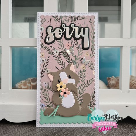 CarlijnDesign Snijmallen Oeps Sorry (CDSN-0127) (OUTLET)