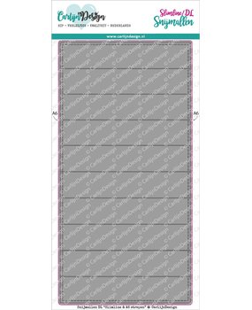 CarlijnDesign Snijmallen DL Slimline & A6 strepen (CDSN-0121) (DISCONTINUED)