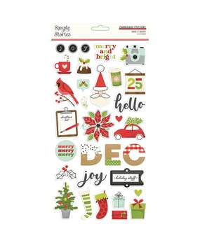 Simple Stories Make it Merry 6x12 Inch Chipboard (15715) (DISCONTINUED)
