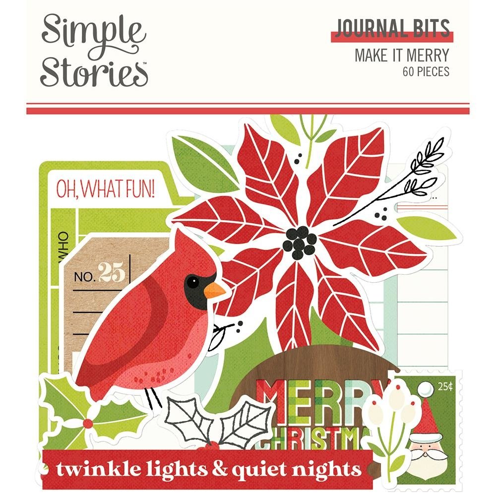 Simple Stories Make it Merry Journal Bits (15717) (OUTLET)