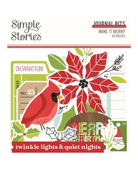 Simple Stories Make it Merry Journal Bits (15717) (DISCONTINUED)