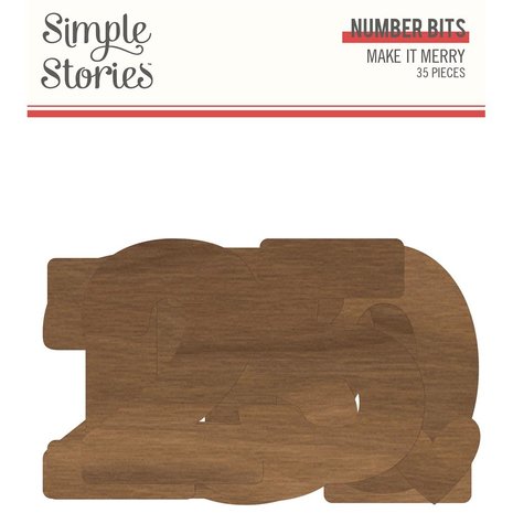 Simple Stories Make it Merry Number Bits (15718) (DISCONTINUED)