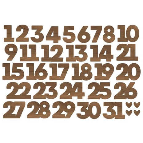 Simple Stories Make it Merry Number Bits (15718) (DISCONTINUED)