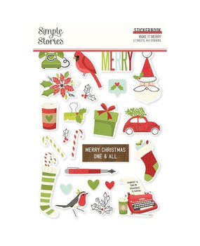 Simple Stories Make it Merry Sticker Book (15719) (OUTLET)