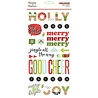 Simple Stories Make it Merry Foam Stickers (15721) (DISCONTINUED)
