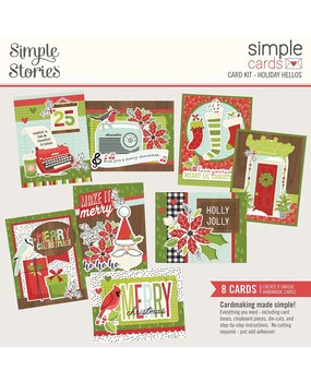 Simple Stories Simple Cards Card Kit 12x12 Inch Holiday Hellos (15731) (DISCONTINUED) Simple Stories Simple Cards Card Kit 12x12 Inch Holiday Hellos (15731) (DISCONTINUED)