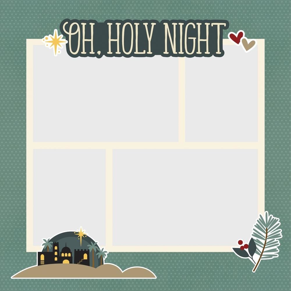 Simple Stories Simple Pages Page Pieces Oh, Holy Night (15948) (DISCONTINUED)
