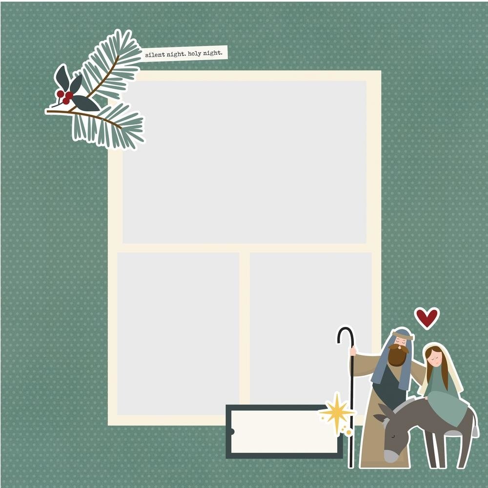 Simple Stories Simple Pages Page Pieces Oh, Holy Night (15948) (DISCONTINUED)