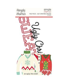 Simple Stories Simple Pages Page Pieces Ugly Christmas Sweater (15950) (DISCONTINUED) Simple Stories Simple Pages Page Pieces Ugly Christmas Sweater (15950) (DISCONTINUED)