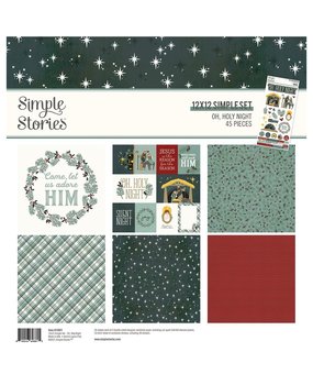 Simple Stories Oh, Holy Night 12x12 Inch Collection Kit (15951) (OUTLET)