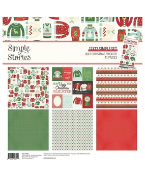 Simple Stories Ugly Christmas Sweater 12x12 Inch Collection Kit (15961) (OUTLET)