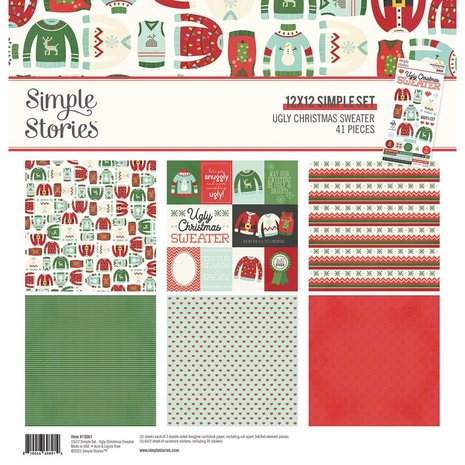 Simple Stories Ugly Christmas Sweater 12x12 Inch Simple Kit (15961) (DISCONTINUED) Simple Stories Ugly Christmas Sweater 12x12 Inch Simple Kit (15961) (DISCONTINUED)