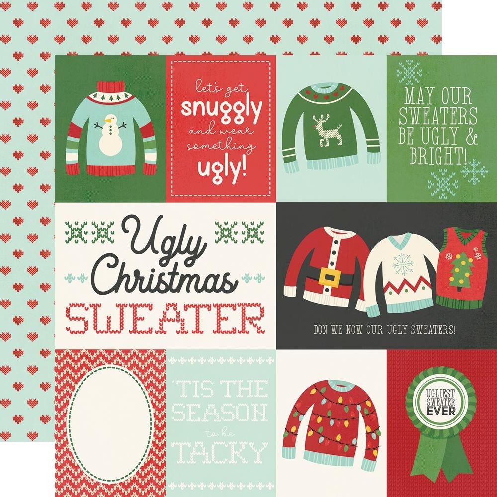 Simple Stories Ugly Christmas Sweater 12x12 Inch Simple Kit (15961) (DISCONTINUED) Simple Stories Ugly Christmas Sweater 12x12 Inch Simple Kit (15961) (DISCONTINUED)
