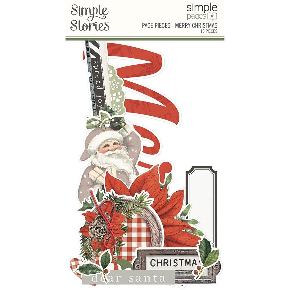 Simple Stories Simple Pages Page Pieces Merry Christmas (16033) (DISCONTINUED)