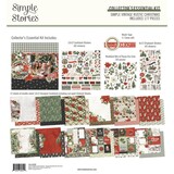 Simple Stories Simple Vintage Rustic Christmas 12x12 Inch Collector's Essential Kit (16036) (DISCONTINUED)