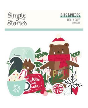 Simple Stories Holly Days Bits & Pieces (16116) (OUTLET)