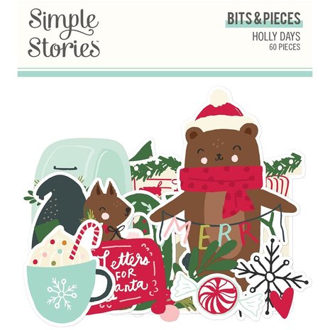 Simple Stories Holly Days Bits & Pieces (16116) (OUTLET)