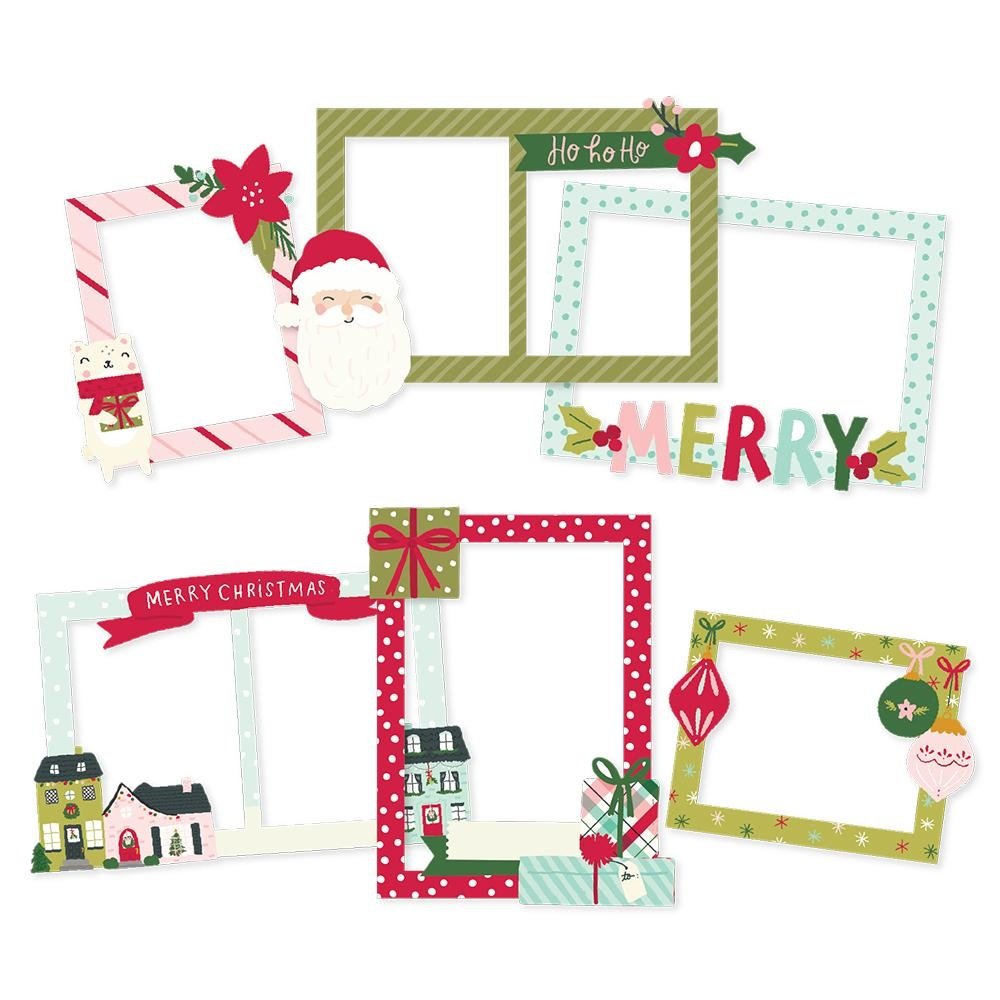 Simple Stories Holly Days Chipboard Frames (16119) (DISCONTINUED)