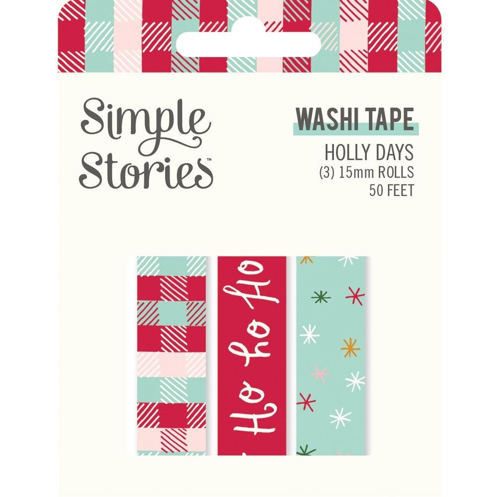 Simple Stories Holly Days Washi Tape (16124) (DISCONTINUED)