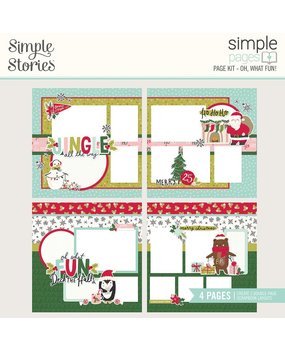 Simple Stories Simple Pages Page Kit 12x12 Inch Oh, What Fun! (16128?) (DISCONTINUED)
