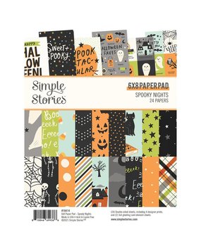 Simple Stories Spooky Nights 6x8 Inch Paper Pad (16414) (DISCONTINUED)