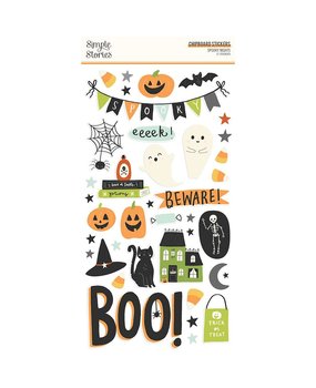 Simple Stories Spooky Nights 6x12 Inch Chipboard (16415) (DISCONTINUED)