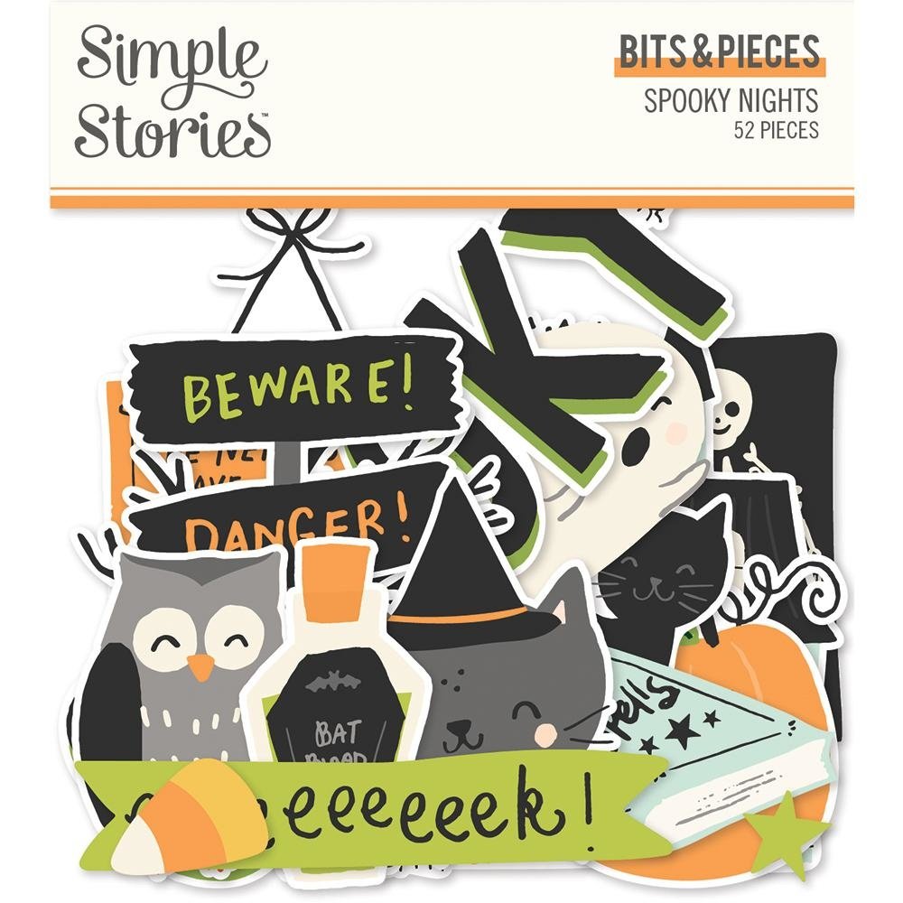 Simple Stories Spooky Nights Bits & Pieces (16416) (DISCONTINUED)