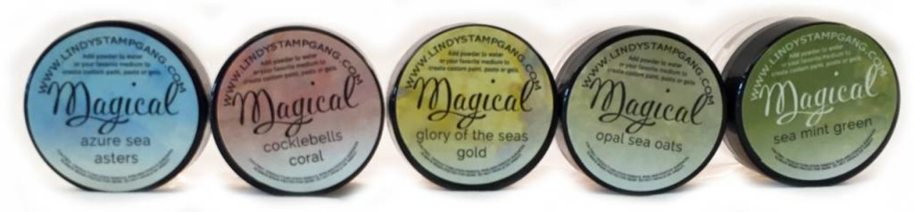 Lindy's Stamp Gang Mermaid Seashells Magical Set (mag-07) Lindy's Stamp Gang Mermaid Seashells Magical Set (mag-07)