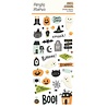 Simple Stories Spooky Nights Puffy Stickers (16419) (DISCONTINUED)