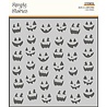 Simple Stories Spooky Nights 6x6 Inch Stencil Jack-O-Lanterns (16424) (DISCONTINUED)