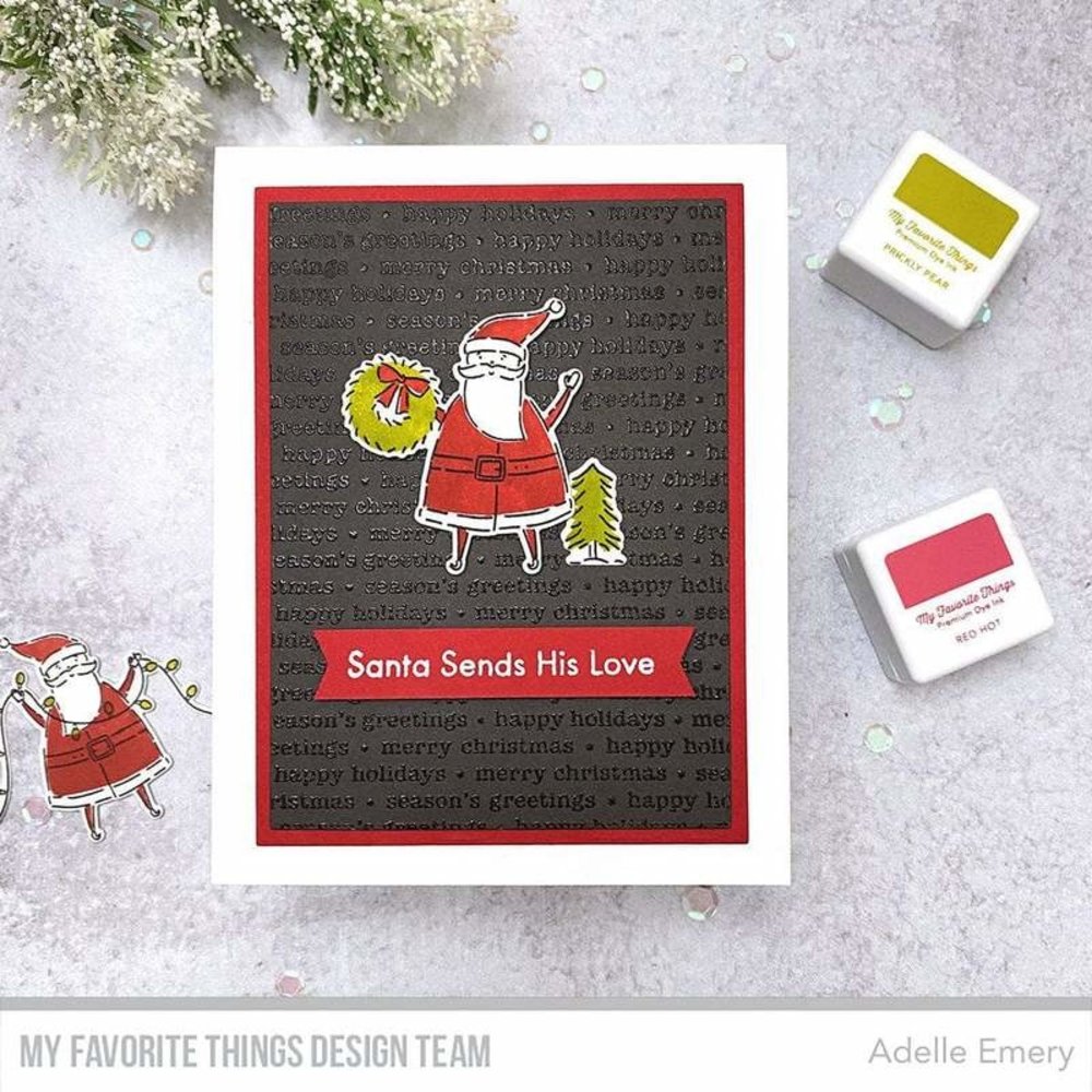 My Favorite Things Santa Sends His Love Clear Stamps (CS-597) (OUTLET) My Favorite Things Santa Sends His Love Clear Stamps (CS-597) (OUTLET)