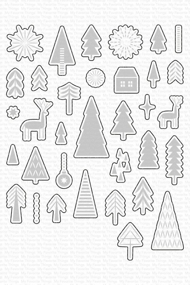 My Favorite Things Iconic Christmas Die-namcis (MFT-2079) (OUTLET)