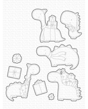 My Favorite Things Dino-mite Christmas Die-namcis (MFT-2103) (OUTLET)