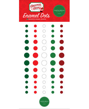 Carta Bella Christmas Cheer Enamel Dots (CBCHR141028) (OUTLET)