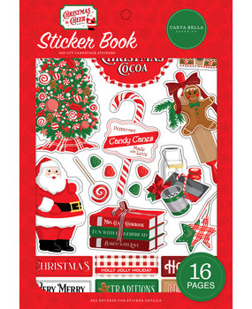 Carta Bella Christmas Cheer Sticker Book (CBCHR141029) (OUTLET)