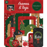 Carta Bella Happy Christmas Frames & Tags (CBXM140025) (OUTLET)