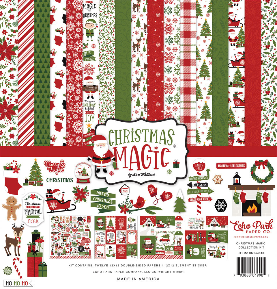 Echo Park Christmas Magic 12x12 Inch Collection Kit (CM254016) (DISCONTINUED) Echo Park Christmas Magic 12x12 Inch Collection Kit (CM254016) (DISCONTINUED)