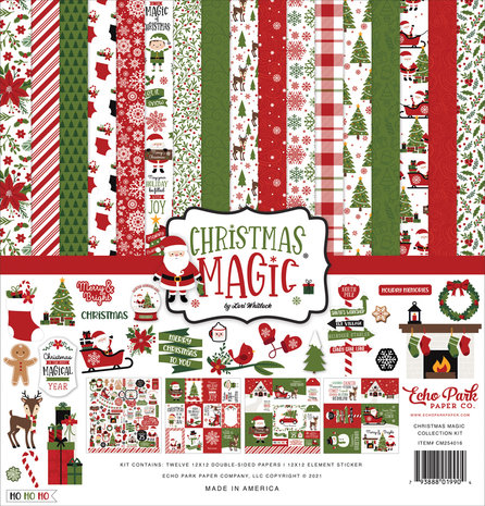 Echo Park Christmas Magic 12x12 Inch Collection Kit (CM254016) (DISCONTINUED) Echo Park Christmas Magic 12x12 Inch Collection Kit (CM254016) (DISCONTINUED)