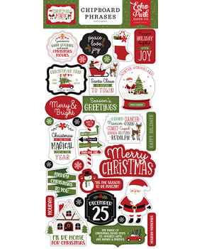 Echo Park Christmas Magic 6x13 Inch Chipboard Phrases (CM254022) (DISCONTINUED) Echo Park Christmas Magic 6x13 Inch Chipboard Phrases (CM254022) (DISCONTINUED)